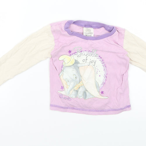 Disney Baby Multicoloured Geometric  Basic T-Shirt Size 12-18 Months  - Disney