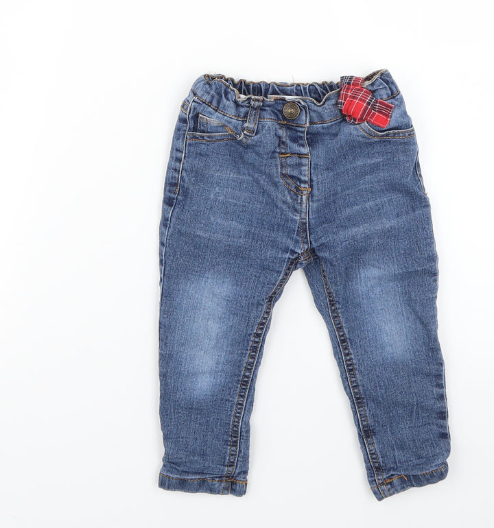 so cute Baby Blue Cropped Jeans Size 12-18 Months