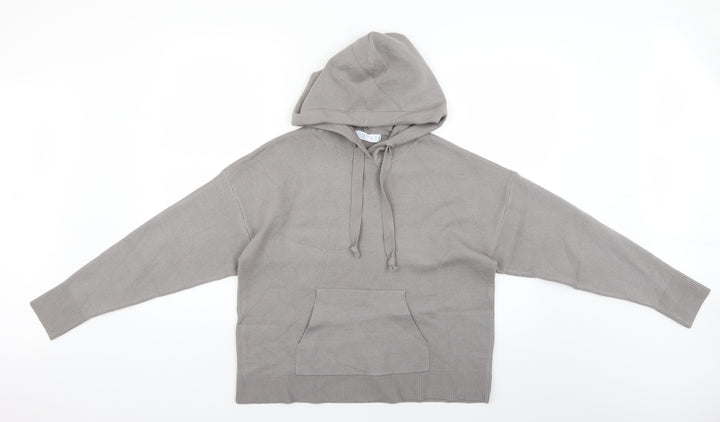 Primark Womens Grey Pullover Hoodie Size 10