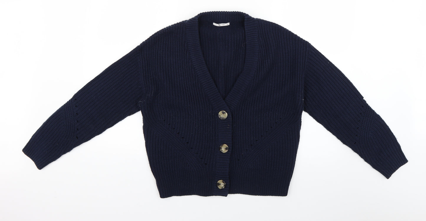 TU Womens Blue   Cardigan Jumper Size 14