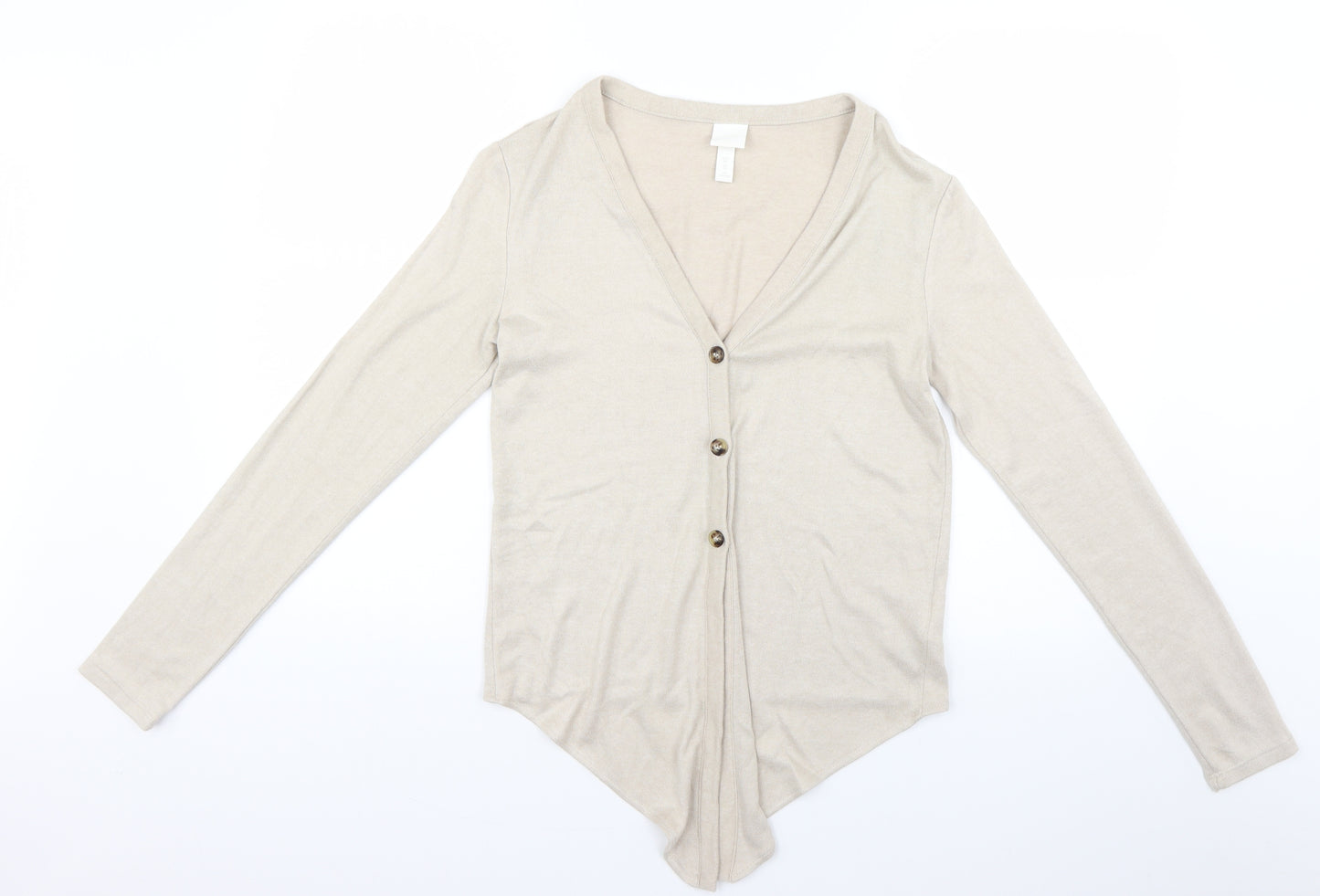 H&M Womens Beige   Cardigan Jumper Size XS