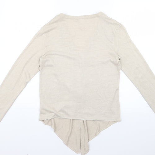 H&M Womens Beige   Cardigan Jumper Size XS