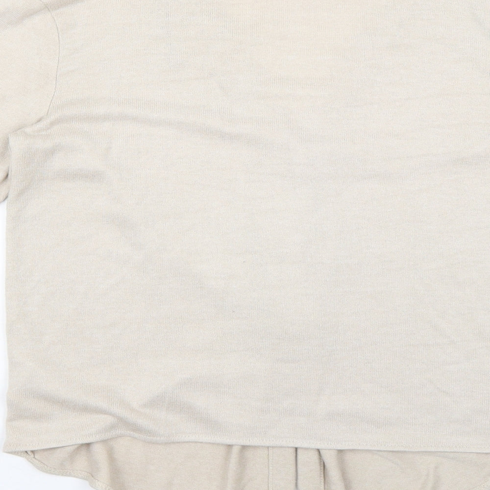 H&M Womens Beige   Cardigan Jumper Size XS