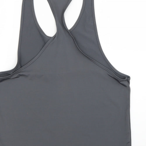 boohoo man Mens Grey   Basic T-Shirt Size M