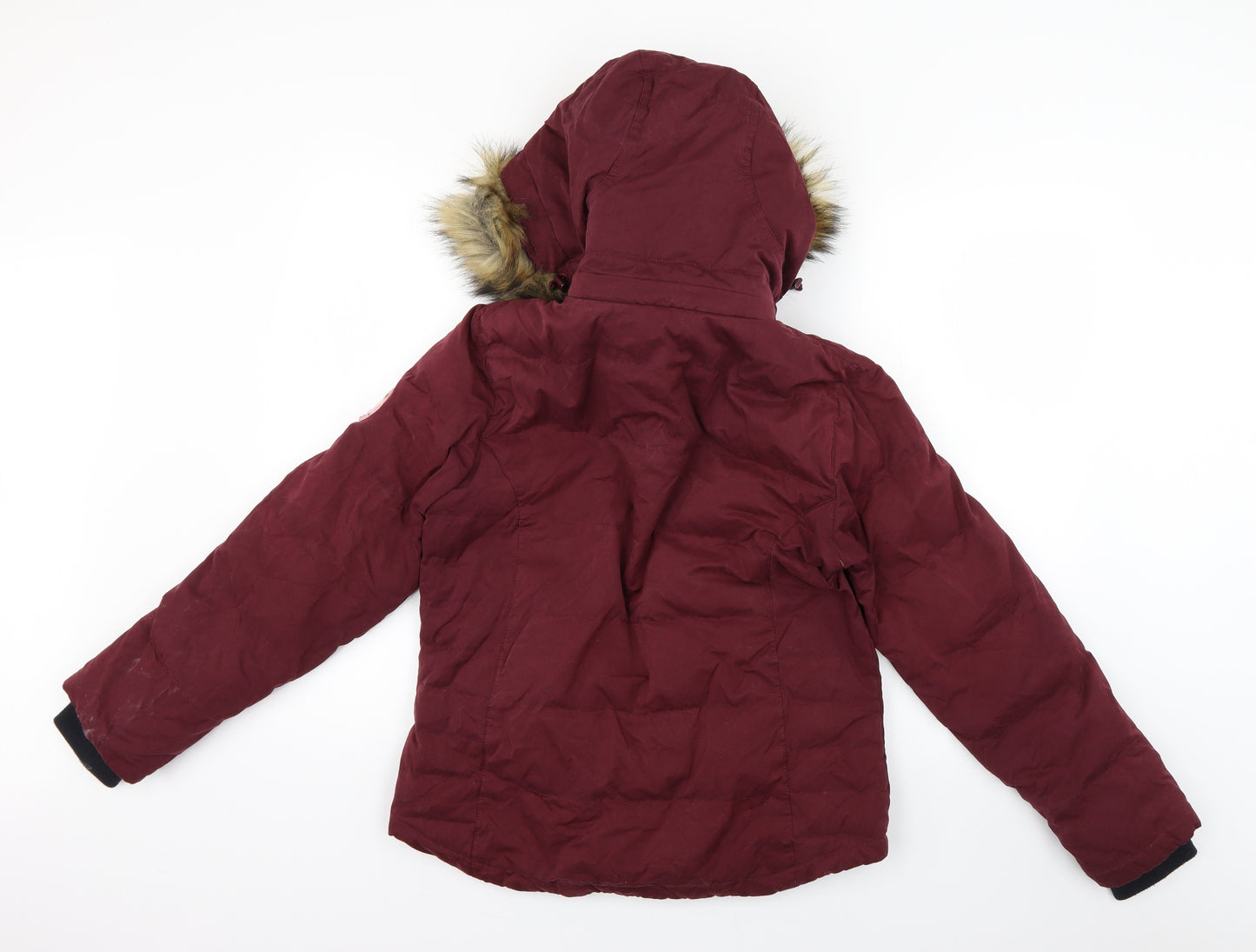 Jack Wills Womens Purple   Rain Coat Coat Size 10