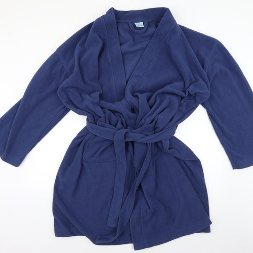 Tesco Mens Blue Colourblock   Robe Size L