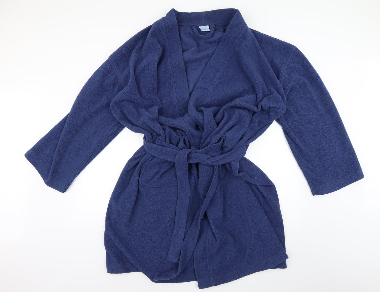 Tesco Mens Blue Colourblock   Robe Size L