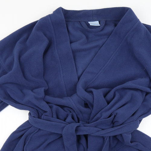 Tesco Mens Blue Colourblock   Robe Size L