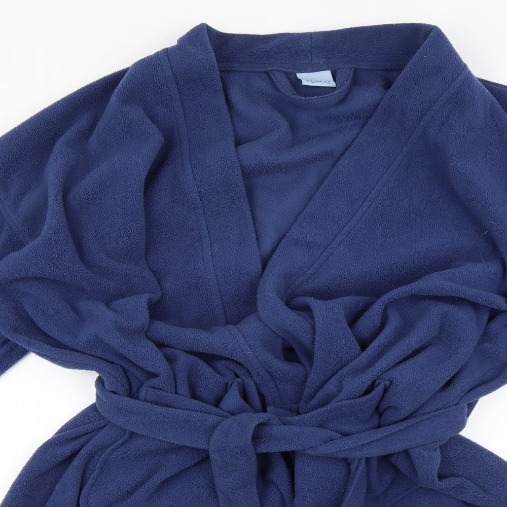 Tesco Mens Blue Colourblock   Robe Size L