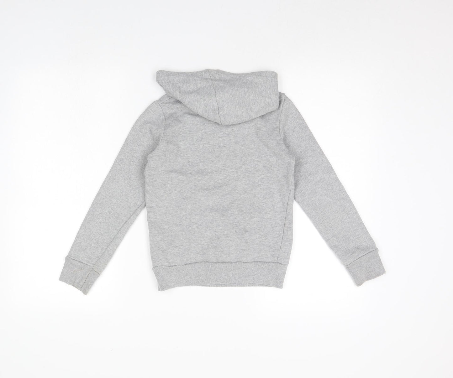 Benetton Girls Grey   Pullover Hoodie Size 7 Years
