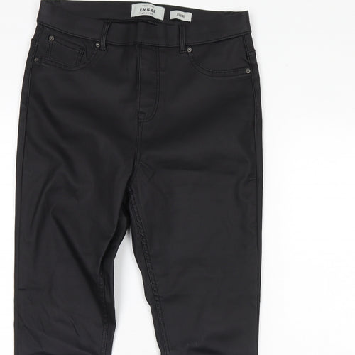 New Look Womens Black   Capri Leggings Size 14 L30 in