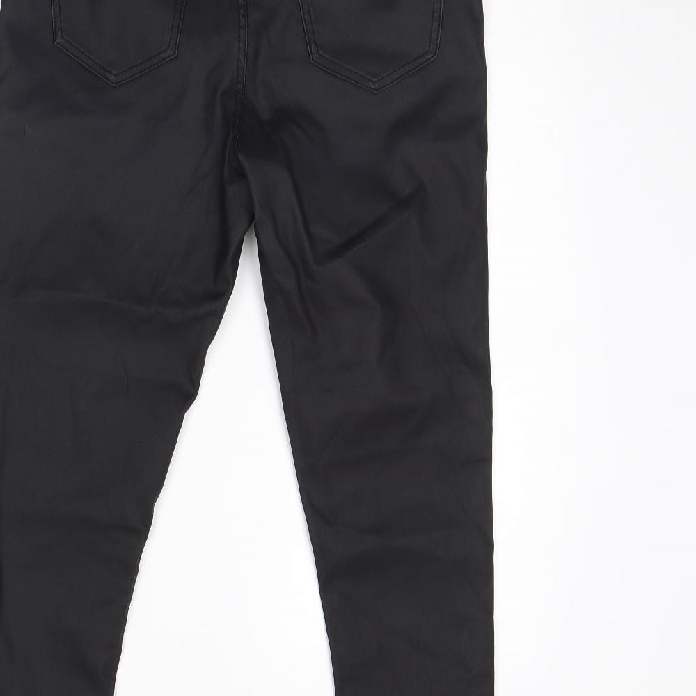 New Look Womens Black   Capri Leggings Size 14 L30 in