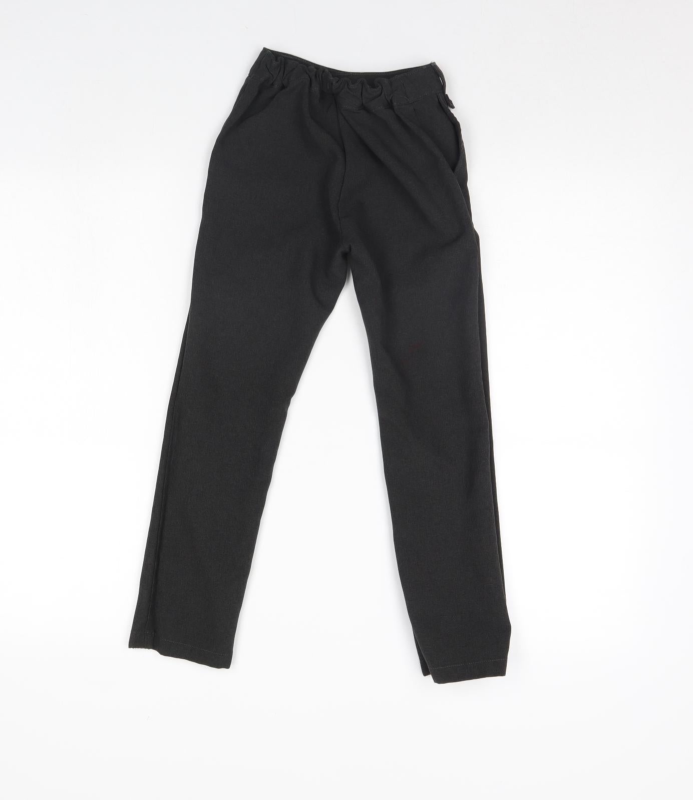 F&F Boys Grey   Dress Pants Trousers Size 7 Years - School