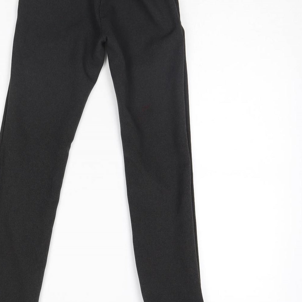 F&F Boys Grey   Dress Pants Trousers Size 7 Years - School