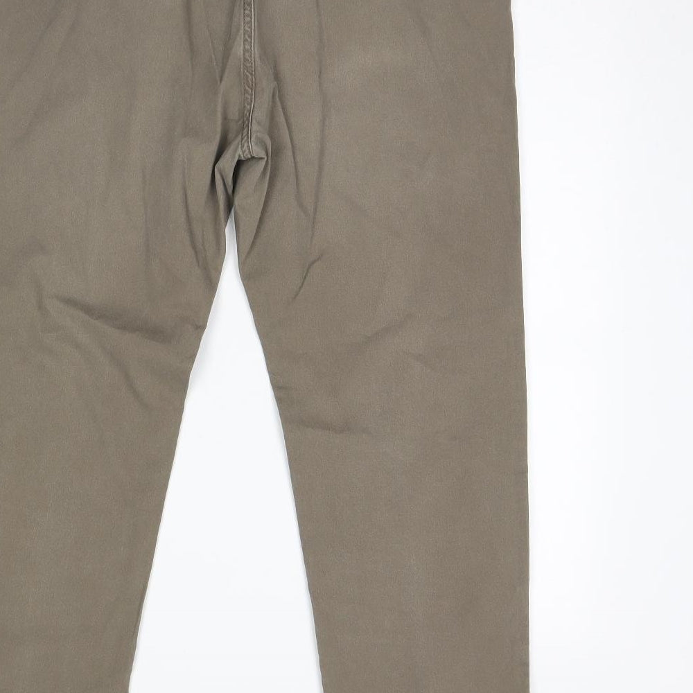 M&S Womens Brown   Trousers  Size 34 in L29 in