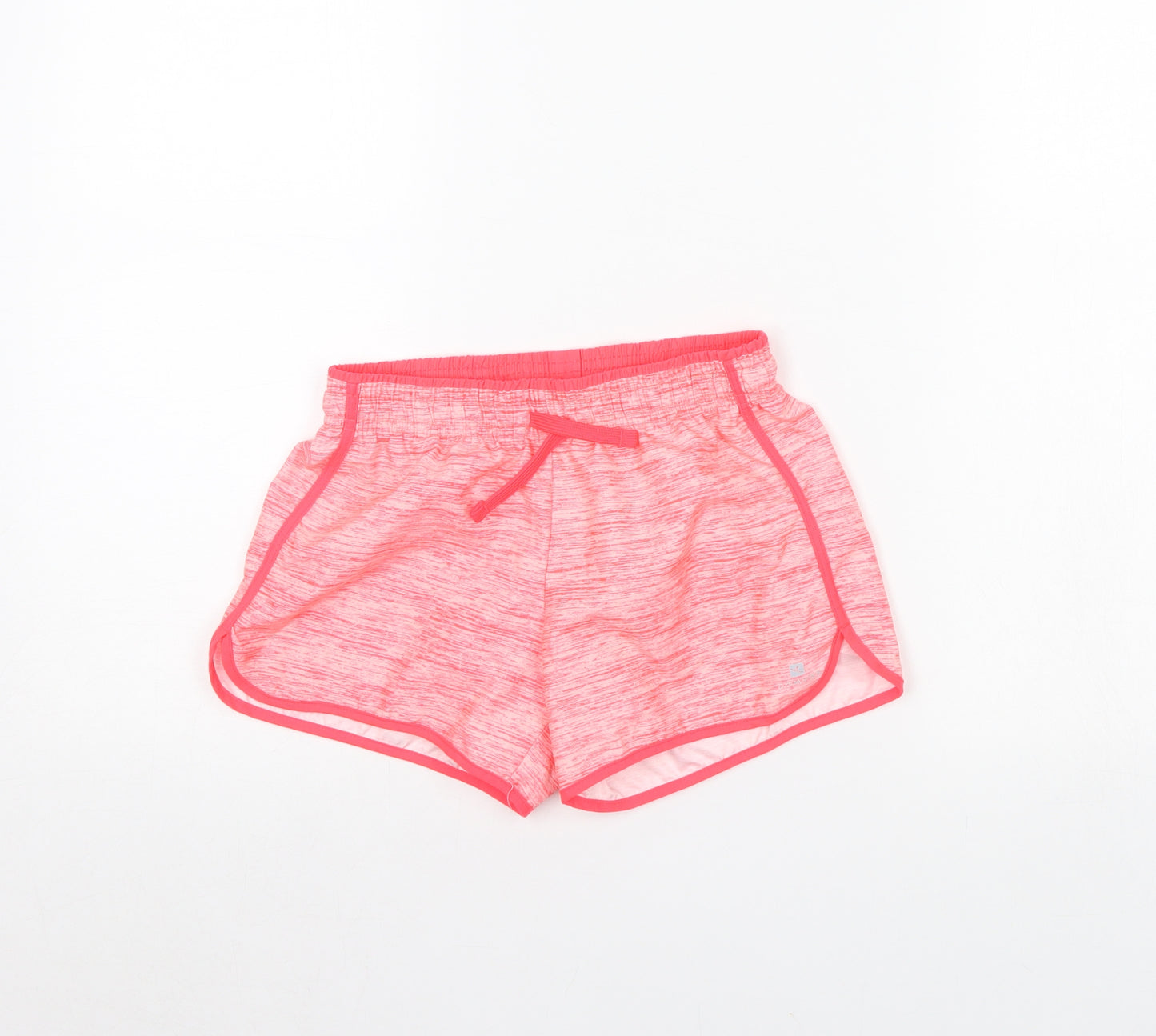 Decathalon Girls Red   Sweat Shorts Size 8 Years