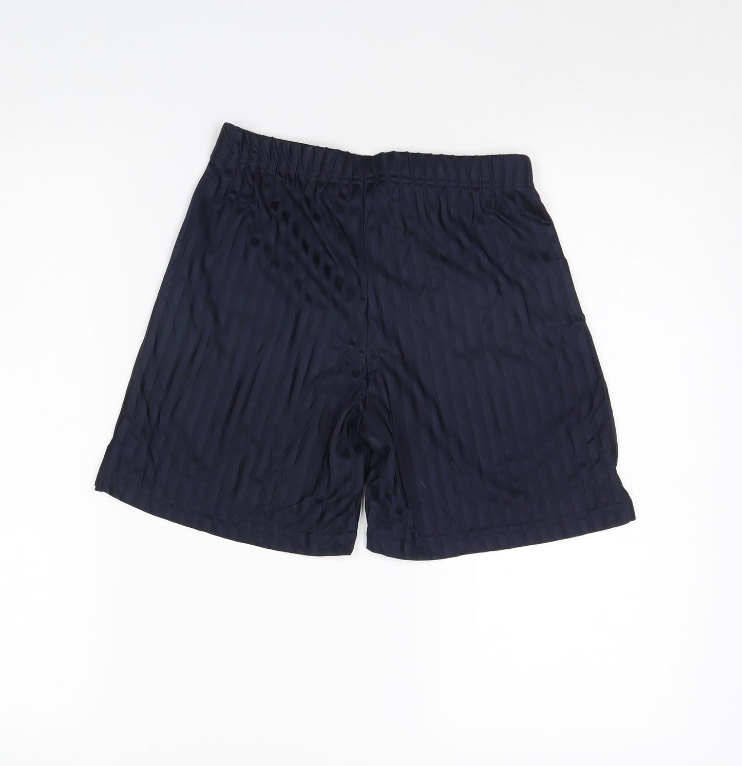 Lily & Dan Boys Blue Striped  Sweat Shorts Size 11 Years - Back To School
