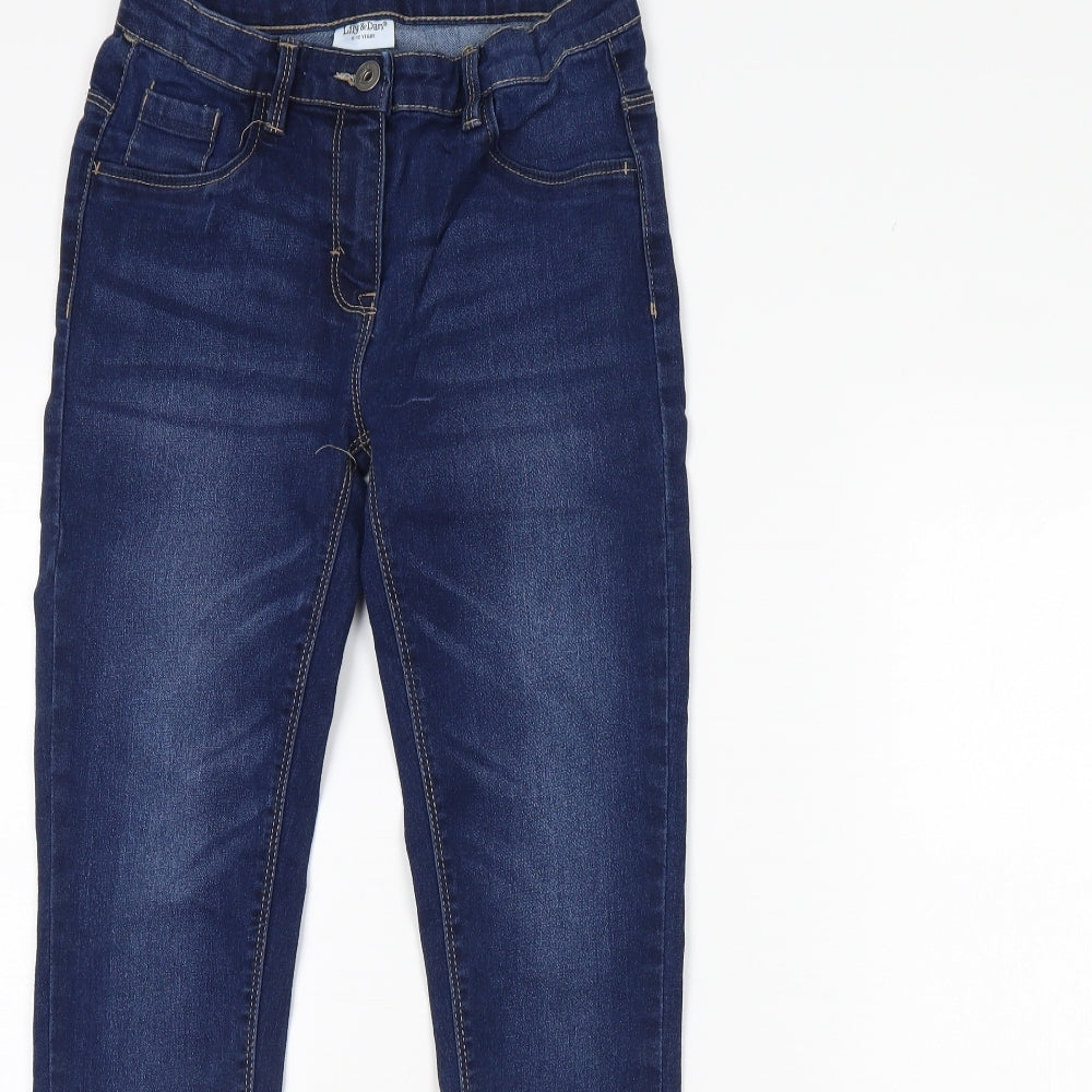 Lily & Dan Girls Blue  Denim Skinny Jeans Size 11 Years