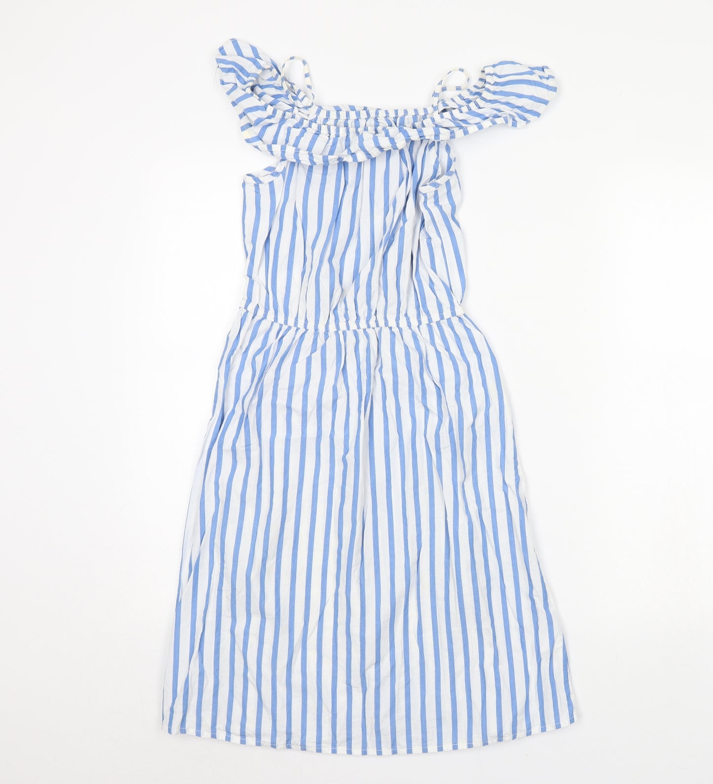 H&M Girls Blue Striped  Shift  Size 9 Years