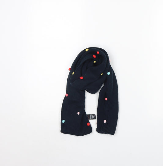 Preworn Girls Blue Polka Dot  Scarf Scarves & Wraps One Size  - age 7-10