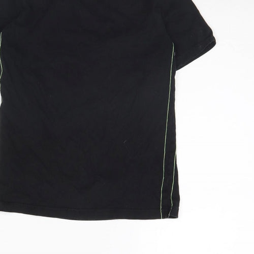 Preworn Boys Black   Basic T-Shirt Size 7 Years  - Giraffe