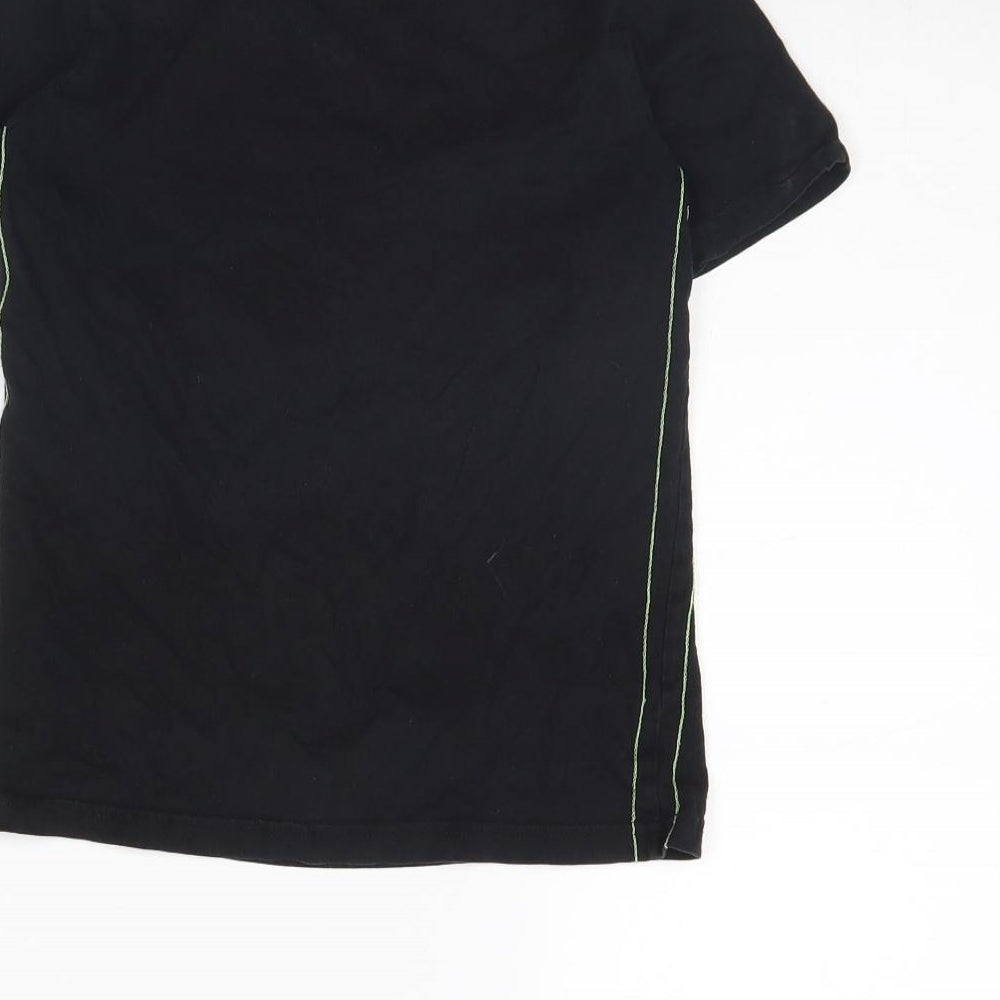 Preworn Boys Black   Basic T-Shirt Size 7 Years  - Giraffe