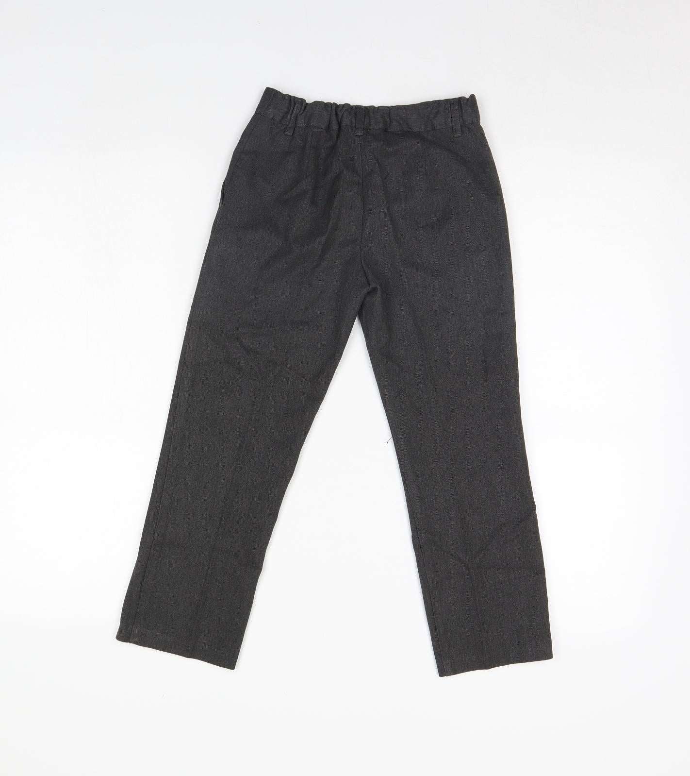 F&F Boys Grey   Dress Pants Trousers Size 6 Years - School