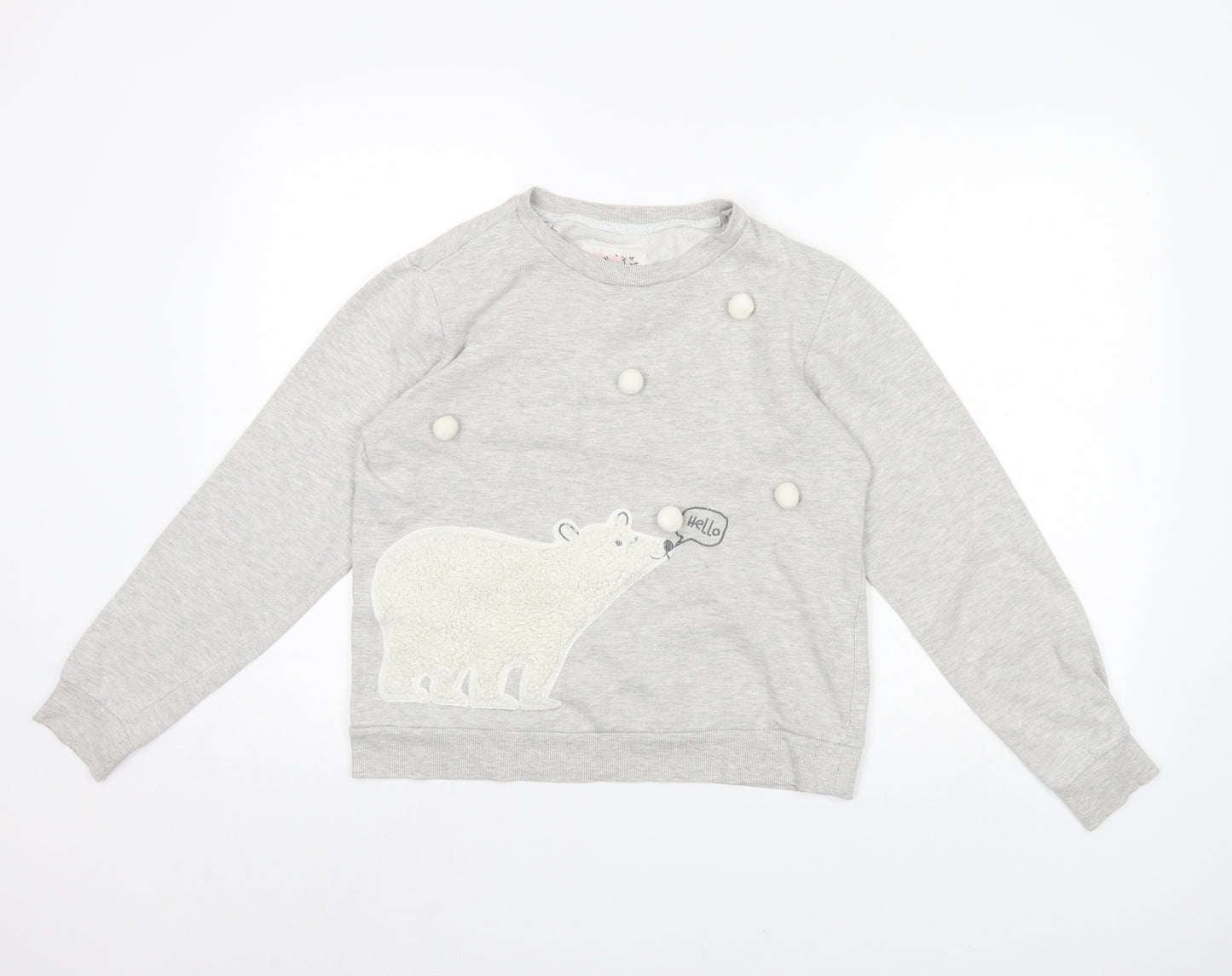 Lounge and Sleepwear Womens Grey   Pullover Jumper Size 10  - Polar bear