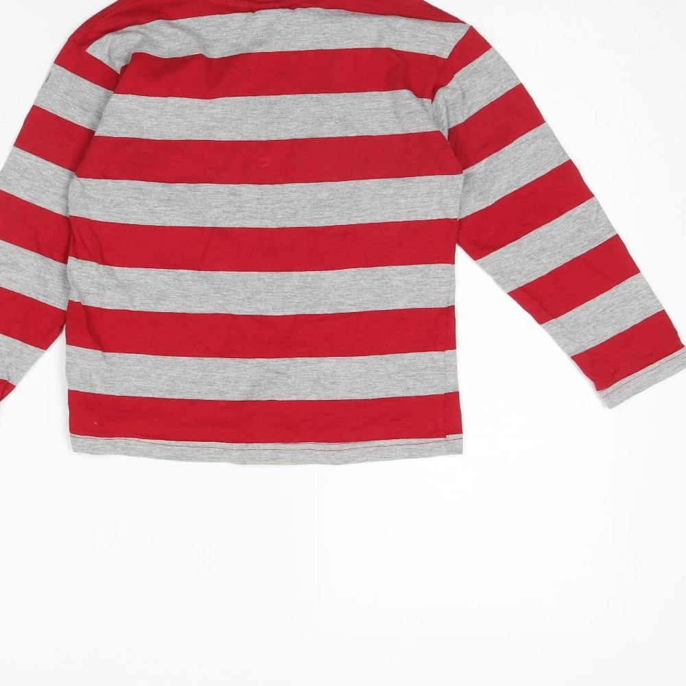 Urban boys Boys Grey Striped  Basic T-Shirt Size 5 Years