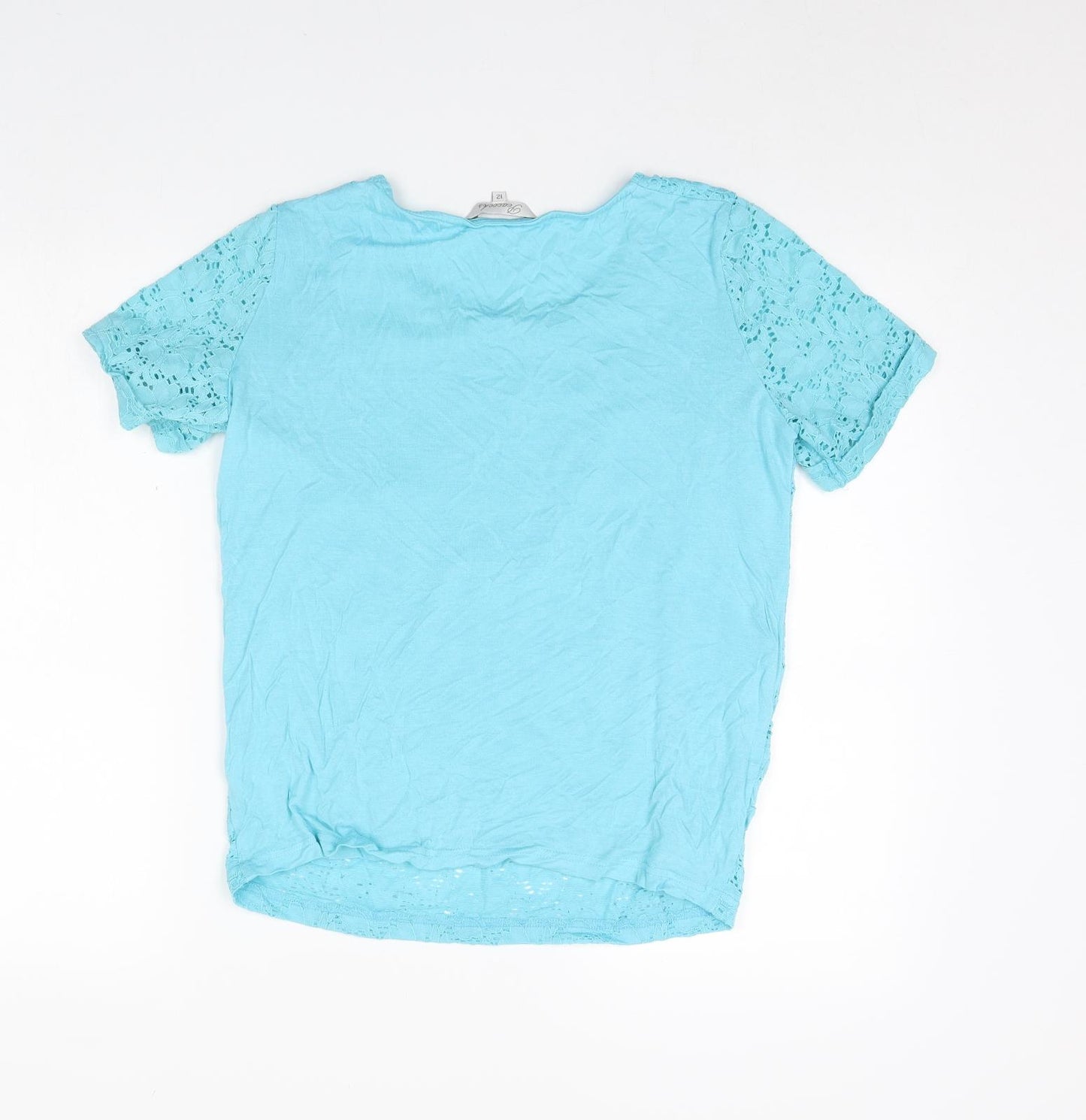 Peacocks Womens Blue   Basic Blouse Size 12