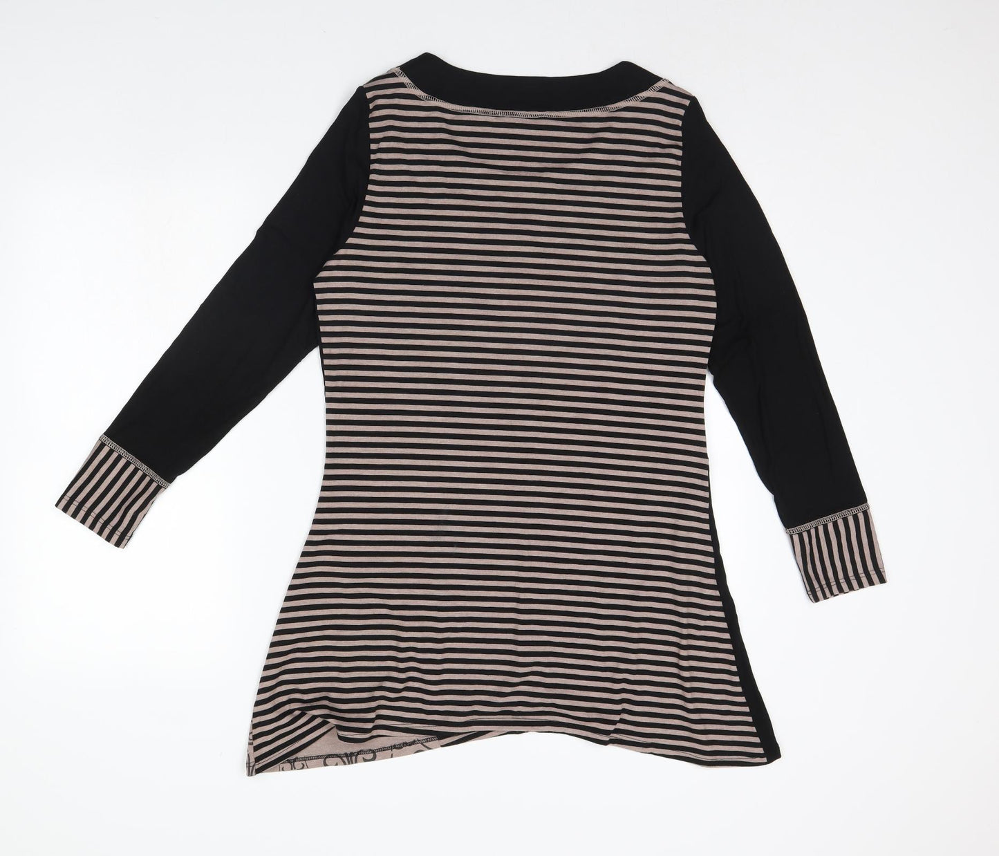 Libra Womens Black Striped  Mini  Size 12