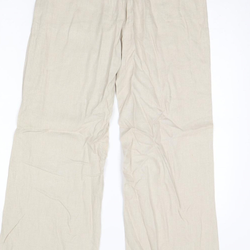 Great Plains Womens Beige   Dress Pants Trousers Size 10 L32 in