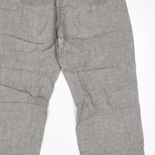 George Womens Grey   Trousers  Size 14 L30 in
