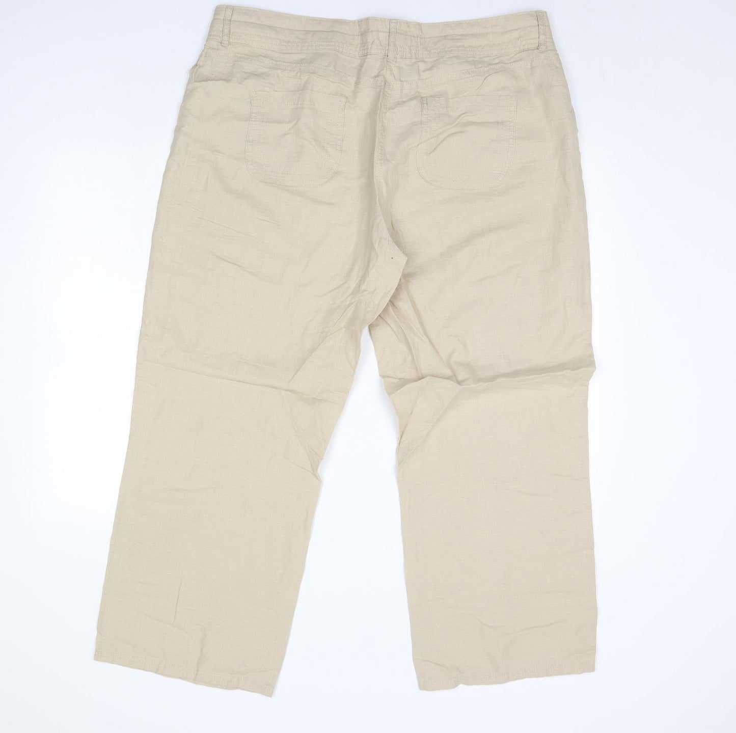 Casual Womens Beige   Trousers  Size 18 L30 in