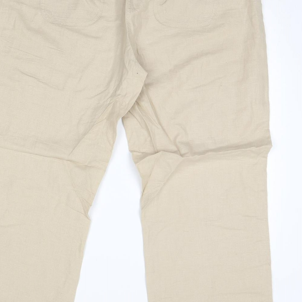 Casual Womens Beige   Trousers  Size 18 L30 in
