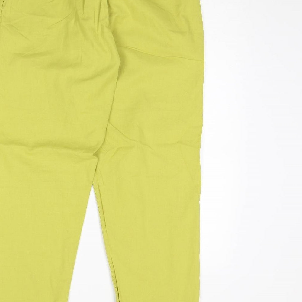DASH Womens Green   Trousers  Size 8 L28 in