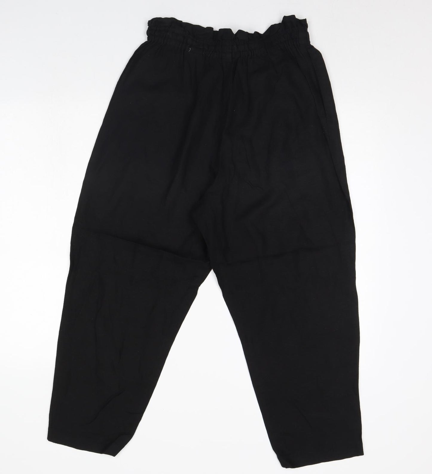 H&M Womens Black   Trousers  Size M L24 in