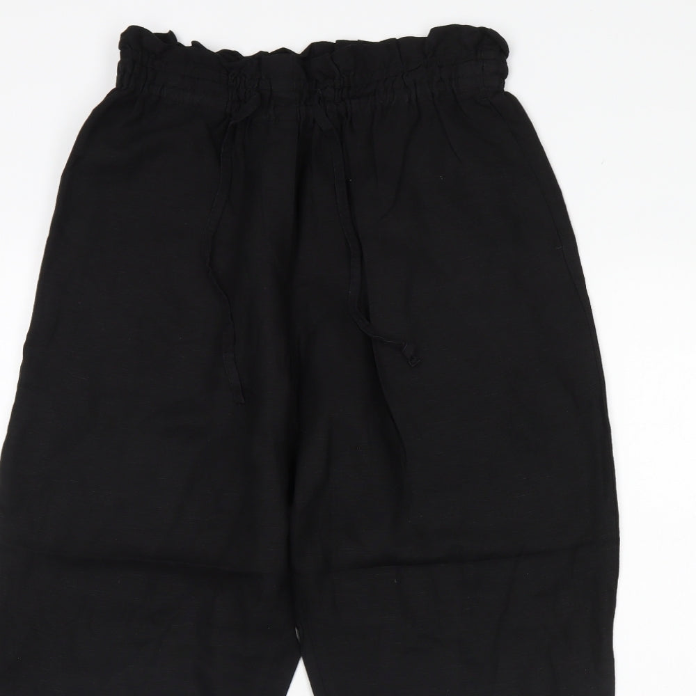 H&M Womens Black   Trousers  Size M L24 in