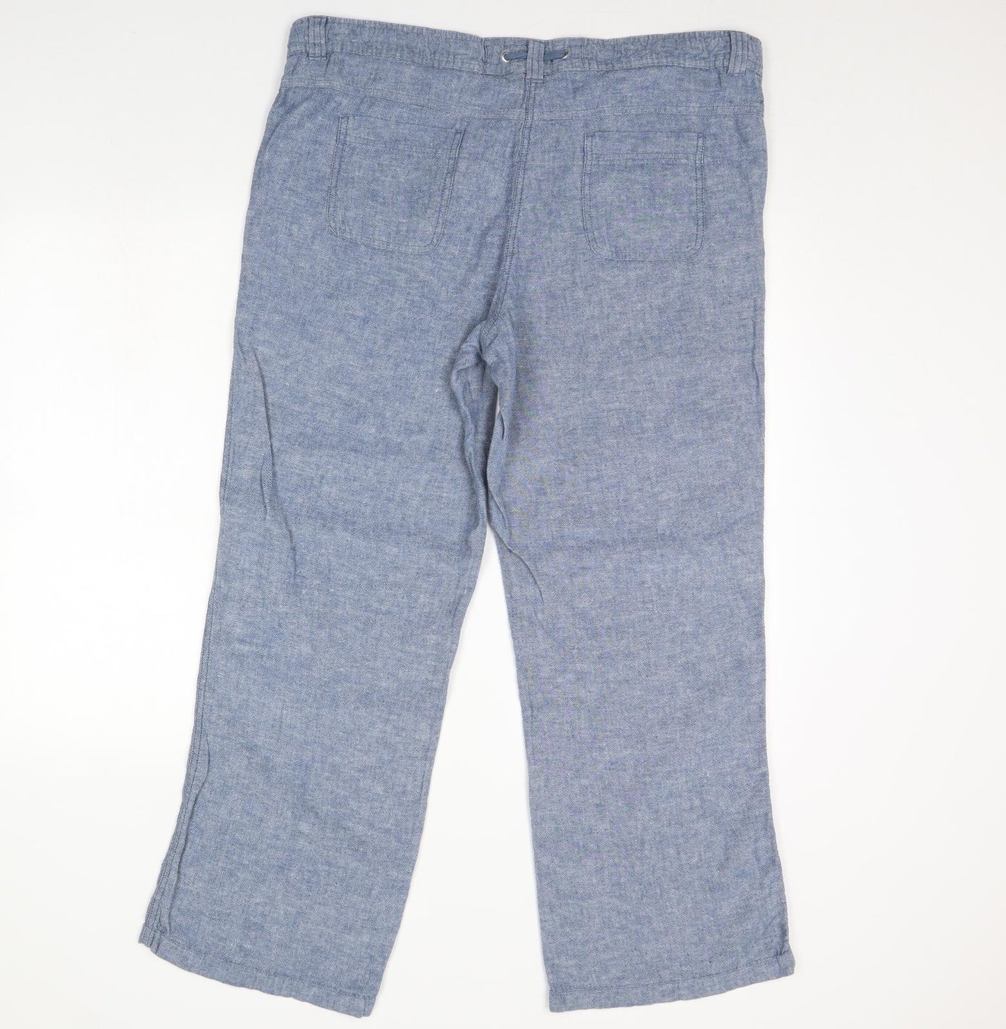 TU Womens Blue   Trousers  Size 16 L28 in