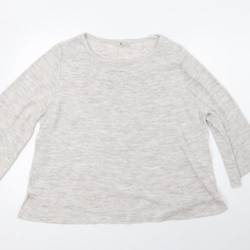Sainsburys Womens Grey   Pullover Sweatshirt Size 16