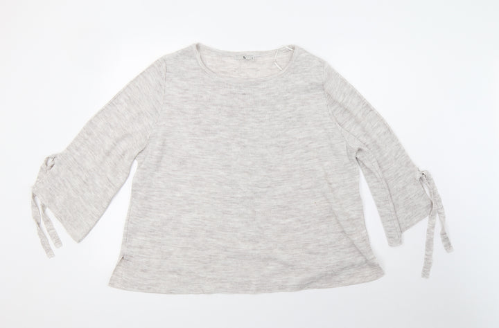 Sainsburys Womens Grey   Pullover Sweatshirt Size 16