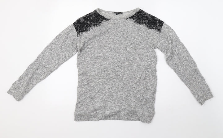 Primark Womens Grey Pullover Sweatshirt Size 6