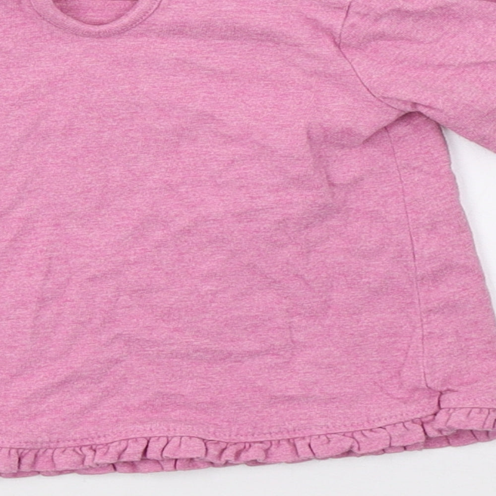 George Girls Pink   Basic T-Shirt Size 6-9 Months