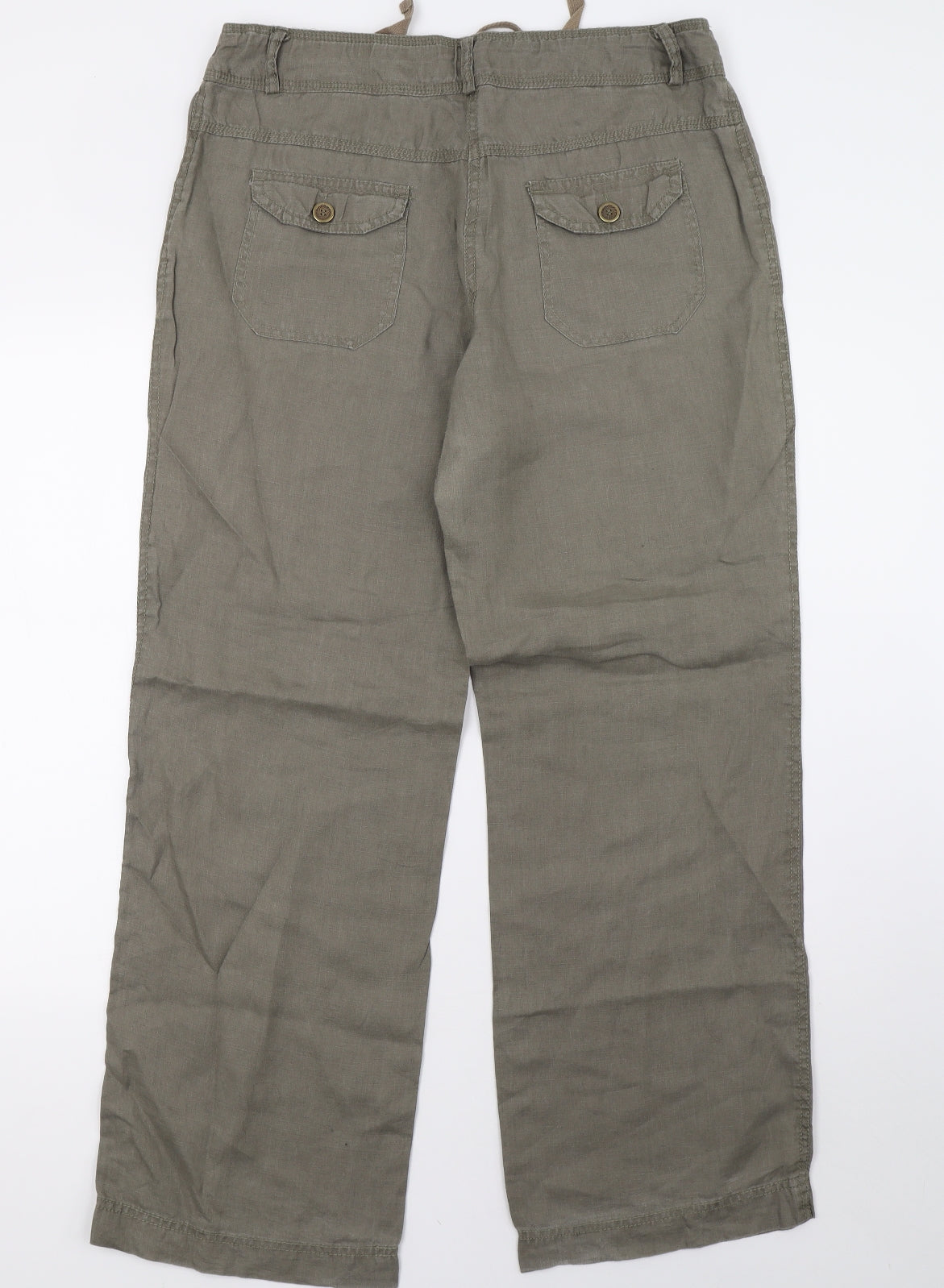 denimco Womens Green   Trousers  Size 12 L32 in