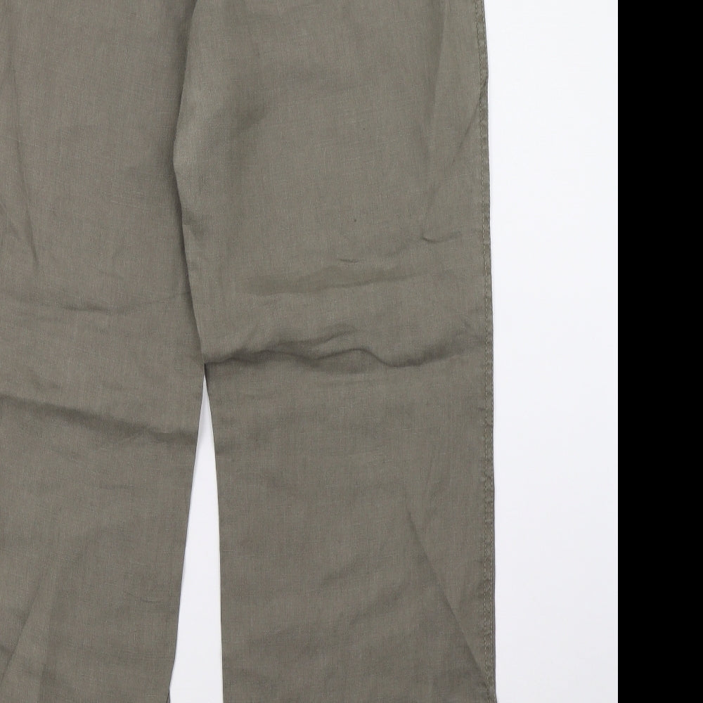 denimco Womens Green   Trousers  Size 12 L32 in