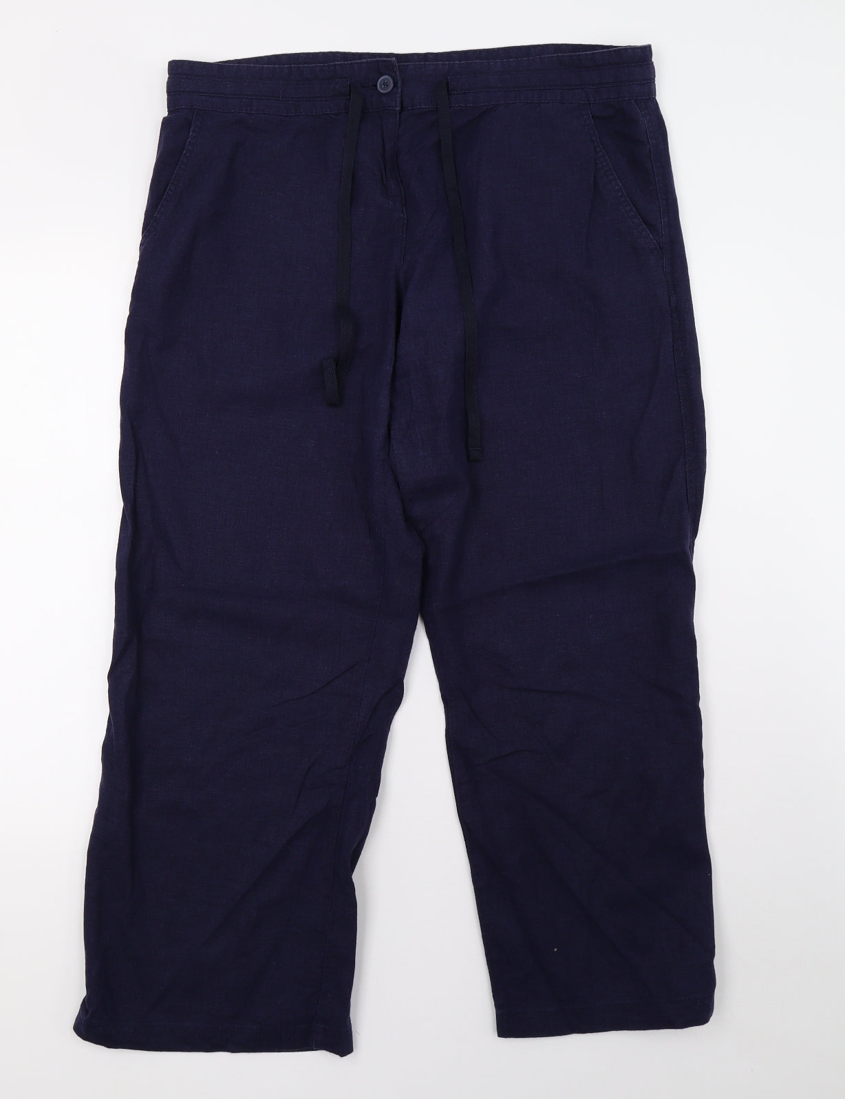 NEXT Womens Blue   Trousers  Size 16 L31 in