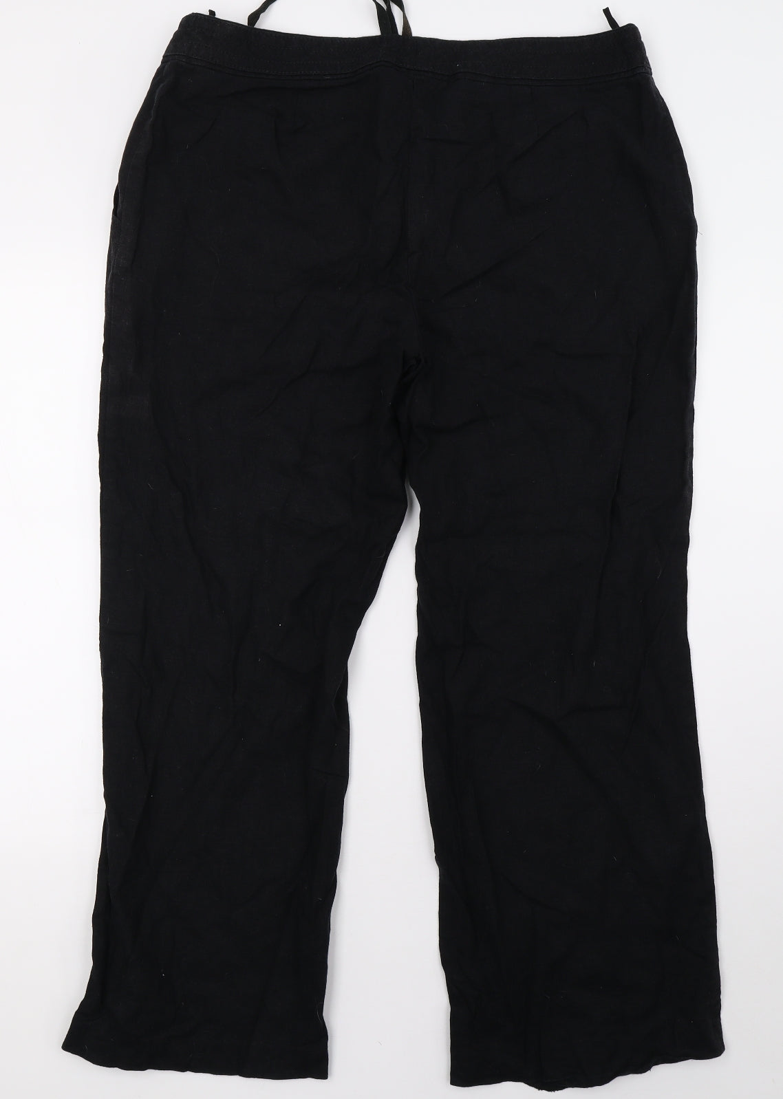 Marks and Spencer Womens Black   Trousers  Size 18 L30 in