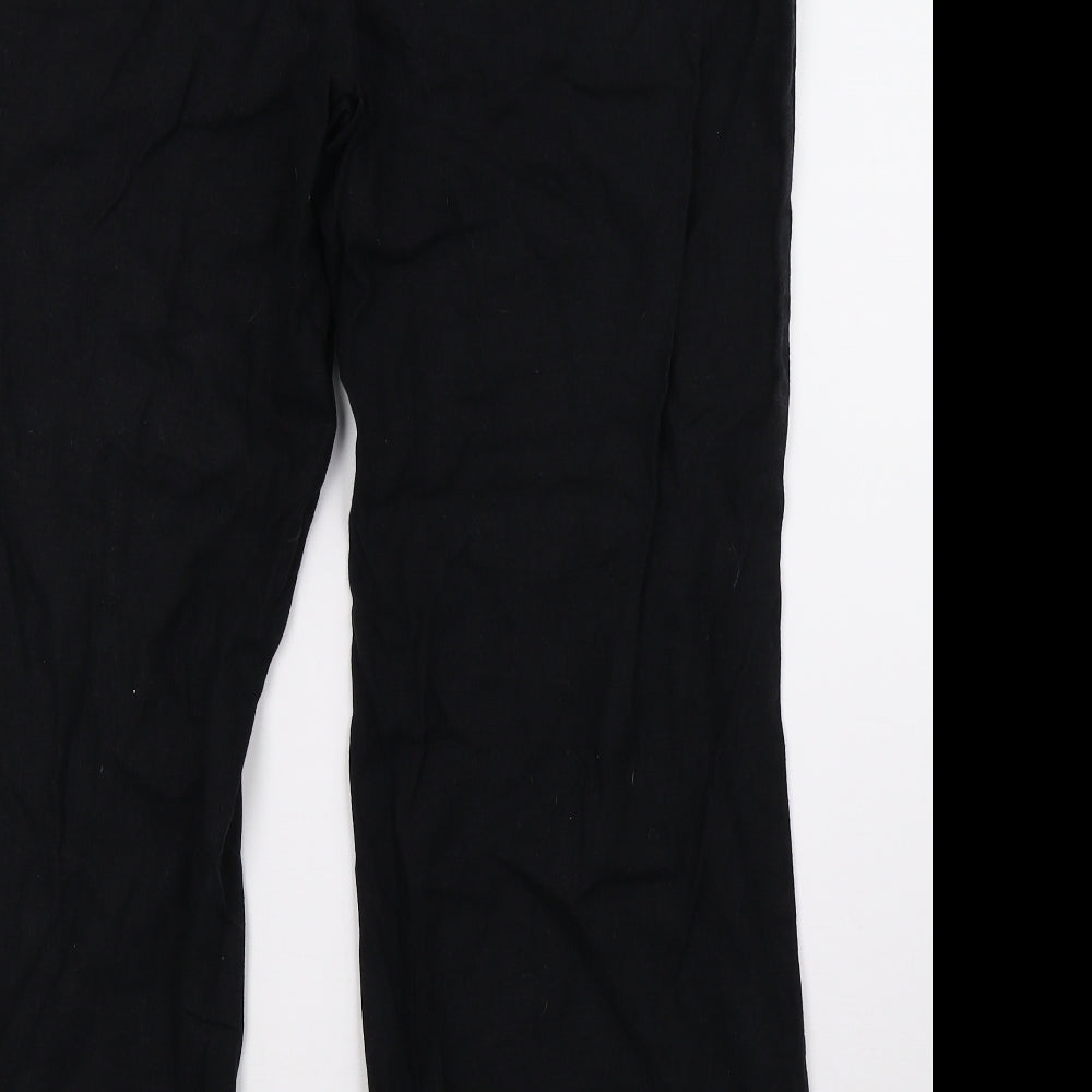 Marks and Spencer Womens Black   Trousers  Size 18 L30 in