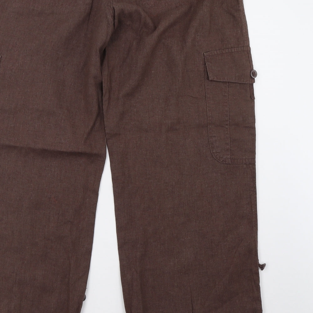 etham Womens Brown   Trousers  Size 14 L28 in