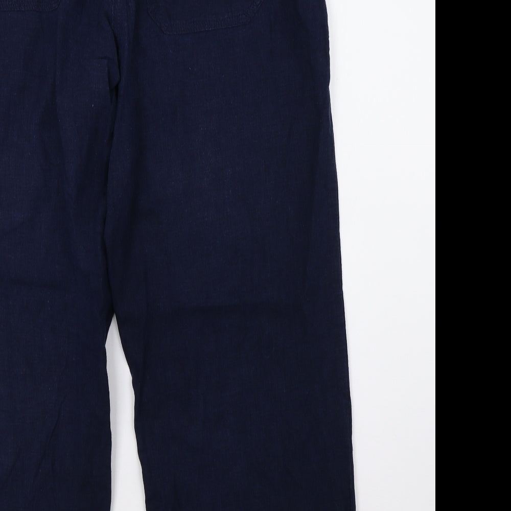 NEXT Womens Blue   Trousers  Size 16 L28 in